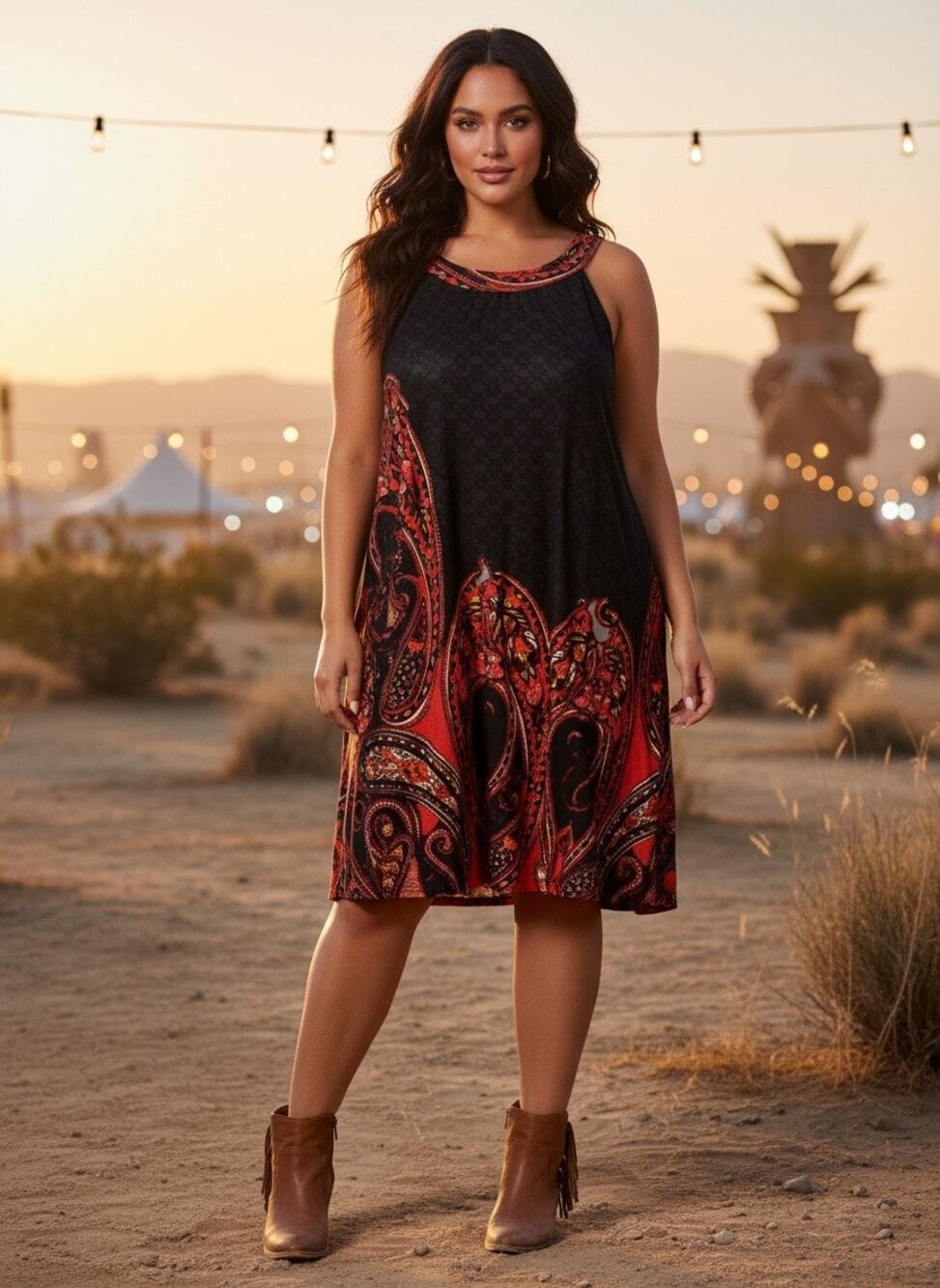 Paisley Midi Dress | Lascana Venus